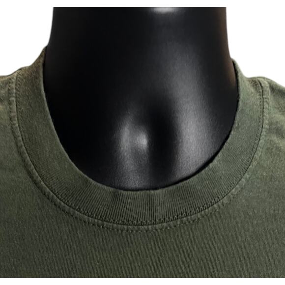 Disney Grumpy Resting Grump Face Unisex T-Shirt Distressed Look, Dark Green - Picture 4 of 8